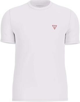 Guess Basis Katoenen T-Shirt Wit White Heren - Foto 2