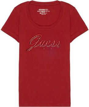 Guess T-shirt Korte Mouw CN SS EMBRO SCRIPT LOGO TEE W5YI46 J1314