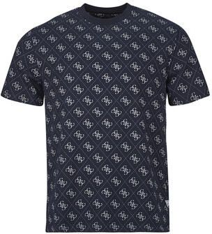 Guess T-shirt Korte Mouw CN SS JACQUARD 4G KNIT TOP