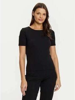 Guess Activewear T-shirt met geribde ronde hals model 'STEFFI'