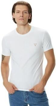 Guess Katoenen Heren T-Shirt Herfst Winter Collectie White Heren - Foto 5