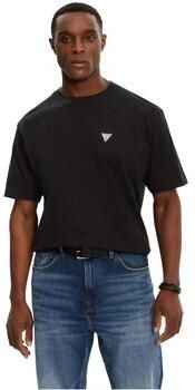 Guess Oversized Jersey T-shirt van Biologisch Katoen Black Heren - Foto 3