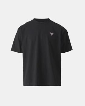 Guess Oversized Jersey T-shirt van Biologisch Katoen Black Heren - Foto 2