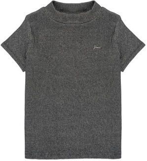 Guess T-shirt Korte Mouw RIB LUREX SS T-SHIRT