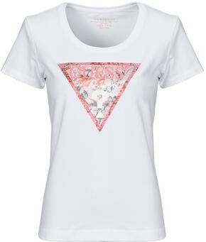 Guess T-shirt Korte Mouw RN SATIN TRIANGLE