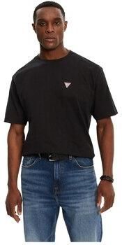 Guess Oversized Jersey T-shirt van Biologisch Katoen Black Heren - Foto 2