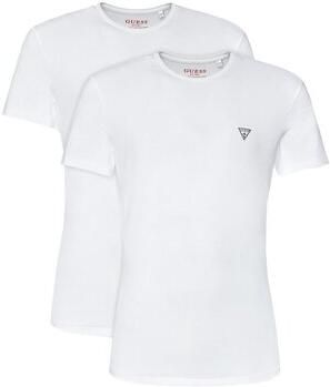 Guess 2-Pack Stretch T-Shirts Witte Basics White Heren