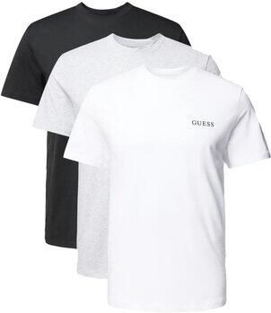 Guess Activewear T-shirt met labelprint in een set van 3 stuks