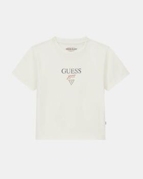 GUESS Jeans T-shirt met logo en ronde hals - Foto 3