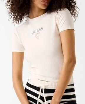 GUESS Jeans T-shirt met logo en ronde hals - Foto 4