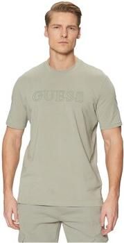 Guess Heren Alphy Groene T-shirt Lente Collectie Green Heren - Foto 4