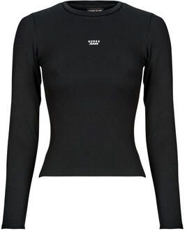 Guess Jeans Shirt met lange mouwen en labelstitching