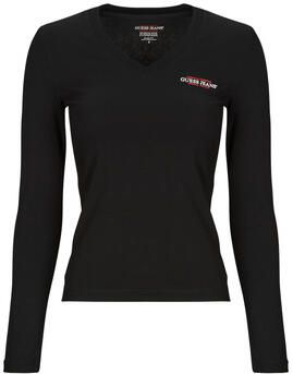 Guess Organisch katoenen longsleeve slim fit T-shirt Black Dames - Foto 6