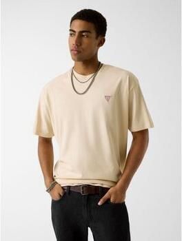 Guess T-shirt M4YI46 K8FQ4 TRIANGLE TEE-G1W7 BISCOTTI