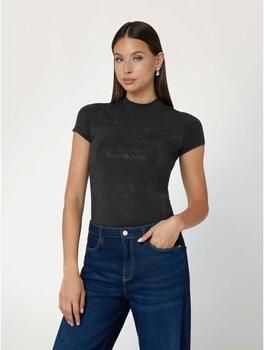 Guess T-shirt Ss Mock Neck All Over 4G Tee