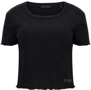 Guess Kort T-shirt met smokdetails model 'SMOKED'