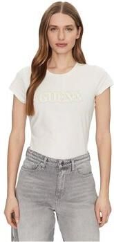 Guess T-shirt Korte Mouw T-shirt logo en cheveux de poney femme R5 - Foto 4