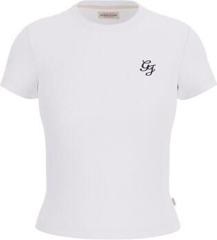 Guess T-shirt Korte Mouw SS CN SNAP EMBRO SLIM TOP