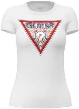 Guess T-shirt met logo en ronde hals