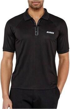 Guess Activewear Regular fit poloshirt met ritssluiting model 'JAISS'