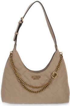 Guess Hobo bags Gracelynn Schultertasche in beige