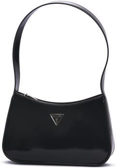 Guess Soepele PU leren schoudertas Zwart Black Dames