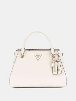 Guess Bone Schoudertas met Ritssluiting Beige Dames