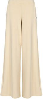 Guess Activewear Wide leg stoffen broek met labelbadge model 'OLYMPE'