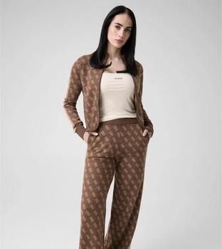GUESS Activewear Gebreid jack met logomotief model 'ANEIRA 4G' - Foto 4
