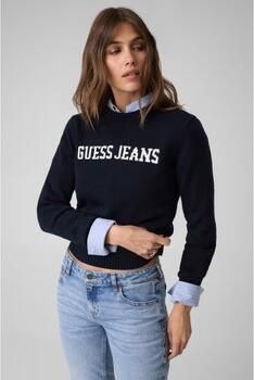 Guess Blauwe Ronde Hals Wollen Trui Blue Dames - Foto 2