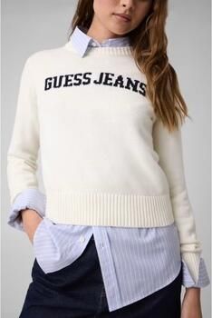 GUESS Jeans Gebreide pullover met logo en ronde hals - Foto 3