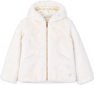Guess Windjack FAUX FUR HOODED LS JACKET W ZI