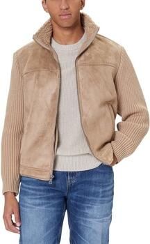 Guess Windjack LS MN SUEDE MIX RIVER JACKET M5BR79 Z5570