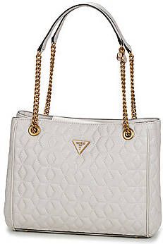 Guess Handtas Mode Stijl Elegant Trendy White Dames