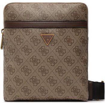 Guess Vezzola Eco Crossbody Tas Beige Bruin Multilogo Beige