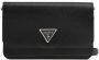 Guess Zwarte Noelle Mini Xbody Flap Organizer Schoudertas Black Dames - Thumbnail 3