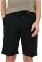 Guess Casual katoenen en linnen shorts Black Heren - Thumbnail 1