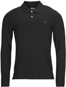 Guess Stretch Polo Shirt Zwart Black Heren