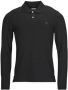 Guess Stretch Polo Shirt Zwart Black Heren - Thumbnail 1