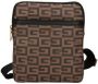 Guess Bruine Schoudertas Escape Top Zip Crossbody Flat - Thumbnail 2