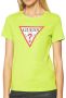 Guess Groene Ronde Hals T-shirt voor Vrouwen Green Dames - Thumbnail 1