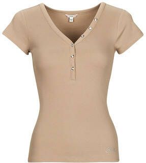Guess T-shirt Korte Mouw HENLEY SS