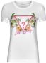 Guess T-shirt met motiefprint model 'TRIANGLE FLOWERS' - Thumbnail 1
