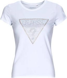 Guess T-shirt Korte Mouw SS TRIANGLE CRYSTAL LOGO R4