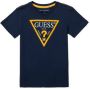 Guess T-shirts and Polos Blue Blauw Heren - Thumbnail 1