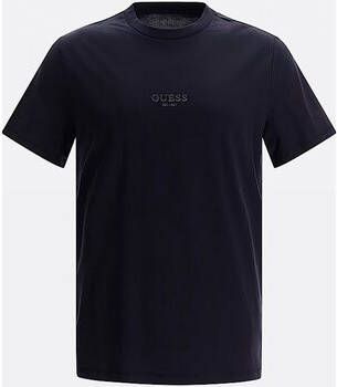 Guess Katoenen Tee Herfst Winter Collectie Blue