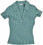 Guess Stretch Chiné Top Groen Green Dames - Thumbnail 1
