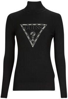 Guess Warm en stijlvol LS TN Gisele Logo Sweater Zwart Dames