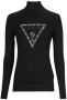 Guess Warm en stijlvol LS TN Gisele Logo Sweater Zwart Dames - Thumbnail 2