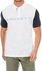 Hackett Polo Shirt Korte Mouw HMX1008B-WHITE
